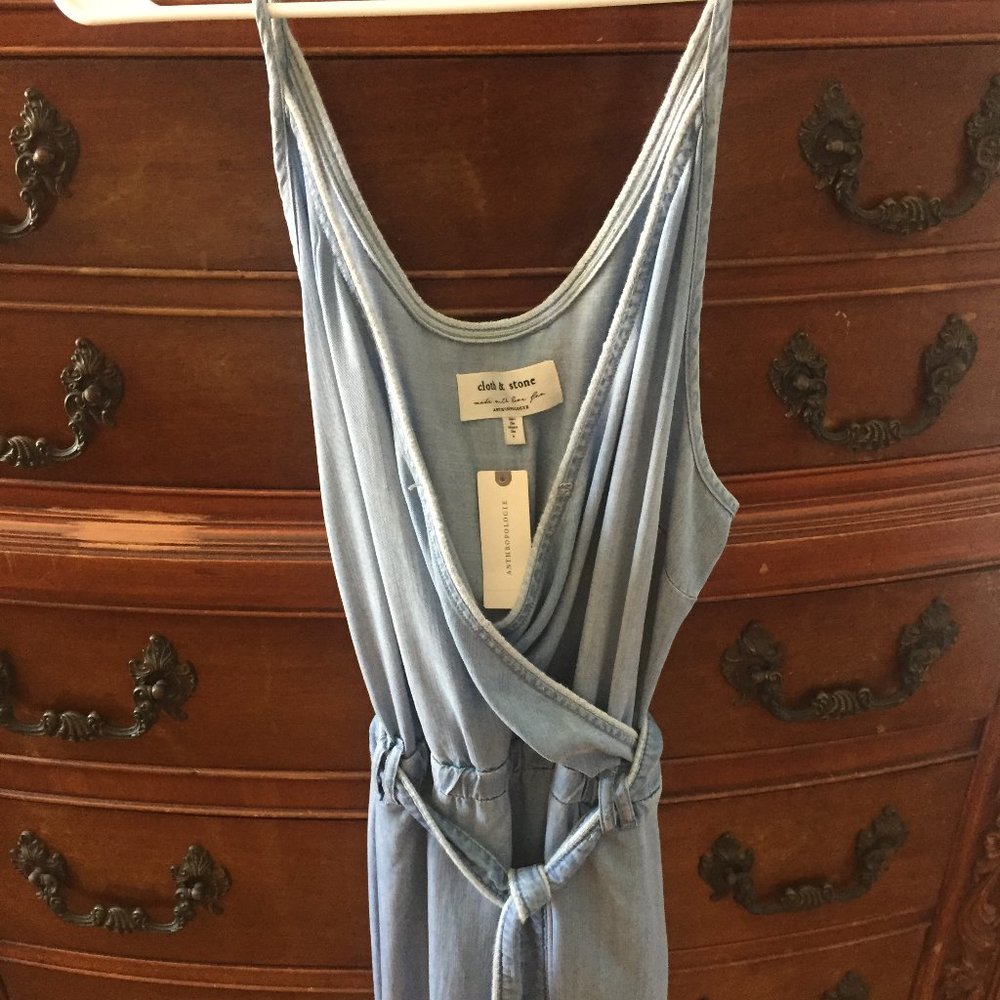 Anthropologie - Cloth & Stone - Chambray Wrap Maxi